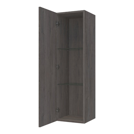 BRAUER Trust hoge kast 120 excl. opbouwgreep met 1 deur links- of rechtsdraaiend Driftwood HK-TR120DR