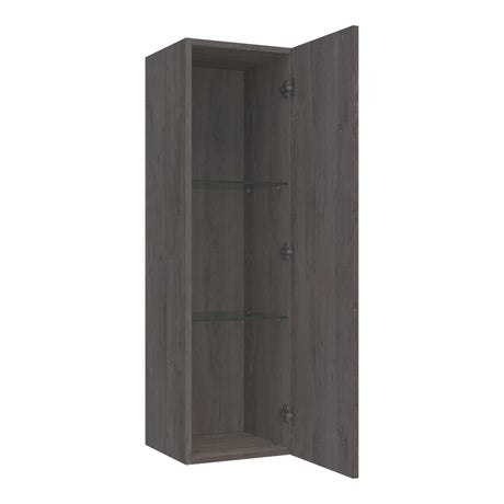 BRAUER Trust hoge kast 120 excl. opbouwgreep met 1 deur links- of rechtsdraaiend Driftwood HK-TR120DR