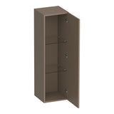 BRAUER Trust hoge kast 120 excl. opbouwgreep met 1 deur links- of rechtsdraaiend mat mokka HK-TR120MM