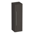 BRAUER Trust hoge kast 120 excl. opbouwgreep met 1 deur links- of rechtsdraaiend Timber Anthracite HK-TR120TA