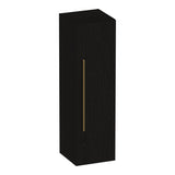 BRAUER Trust hoge kast 120 excl. opbouwgreep met 1 deur links- of rechtsdraaiend Timber Black HK-TR120TB