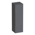 BRAUER Trust hoge kast 120 excl. opbouwgreep met 1 deur links- of rechtsdraaiend Timber Grey HK-TR120TG