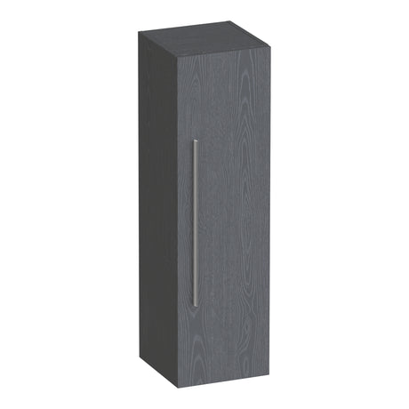 BRAUER Trust hoge kast 120 excl. opbouwgreep met 1 deur links- of rechtsdraaiend Timber Grey HK-TR120TG