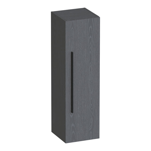 BRAUER Trust hoge kast 120 excl. opbouwgreep met 1 deur links- of rechtsdraaiend Timber Grey HK-TR120TG
