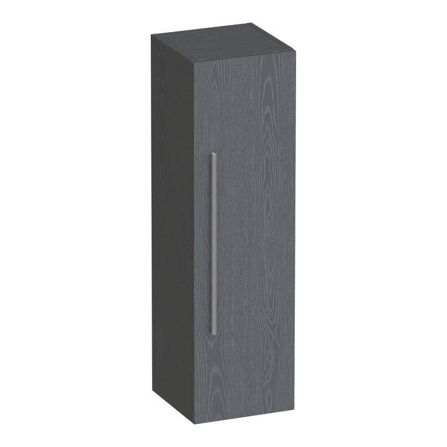 BRAUER Trust hoge kast 120 excl. opbouwgreep met 1 deur links- of rechtsdraaiend Timber Grey HK-TR120TG