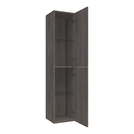 BRAUER Trust hoge kast 160 excl. opbouwgrepen met 2 deuren links- of rechtsdraaiend Driftwood HK-TR160DR
