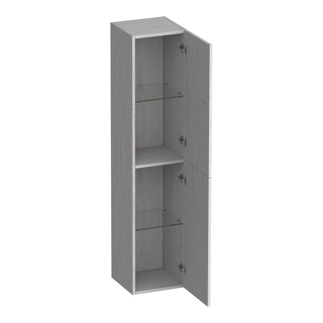 BRAUER Trust hoge kast 160 excl. opbouwgrepen met 2 deuren links- of rechtsdraaiend Forest Seashell HK-TR160FS