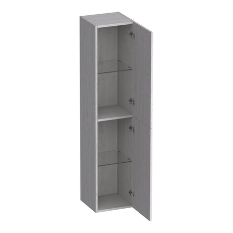 BRAUER Trust hoge kast 160 excl. opbouwgrepen met 2 deuren links- of rechtsdraaiend Forest Seashell HK-TR160FS