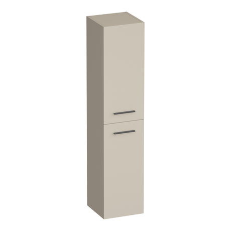 BRAUER Trust hoge kast 160 excl. opbouwgrepen met 2 deuren links- of rechtsdraaiend mat beige HK-TR160MB