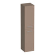 BRAUER Trust hoge kast 160 excl. opbouwgrepen met 2 deuren links- of rechtsdraaiend mat mokka HK-TR160MM