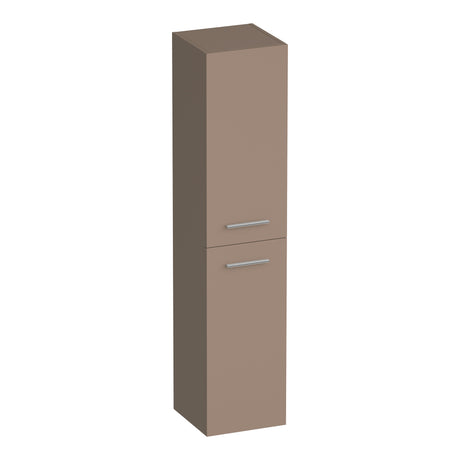 BRAUER Trust hoge kast 160 excl. opbouwgrepen met 2 deuren links- of rechtsdraaiend mat mokka HK-TR160MM