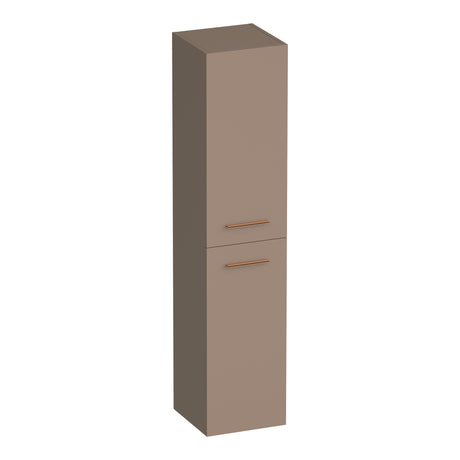 BRAUER Trust hoge kast 160 excl. opbouwgrepen met 2 deuren links- of rechtsdraaiend mat mokka HK-TR160MM