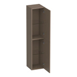 BRAUER Trust hoge kast 160 excl. opbouwgrepen met 2 deuren links- of rechtsdraaiend mat mokka HK-TR160MM