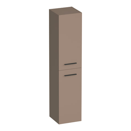 BRAUER Trust hoge kast 160 excl. opbouwgrepen met 2 deuren links- of rechtsdraaiend mat mokka HK-TR160MM