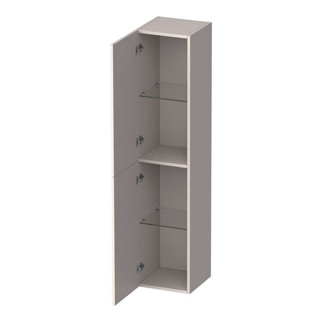 BRAUER Trust hoge kast 160 excl. opbouwgrepen met 2 deuren links- of rechtsdraaiend mat zand HK-TR160MS