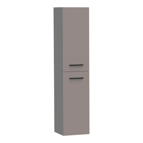 BRAUER Trust hoge kast 160 excl. opbouwgrepen met 2 deuren links- of rechtsdraaiend mat taupe HK-TR160MT