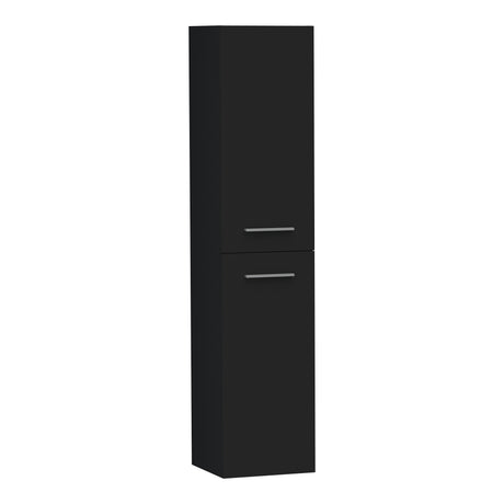 BRAUER Trust hoge kast 160 excl. opbouwgrepen met 2 deuren links- of rechtsdraaiend mat zwart HK-TR160MZ