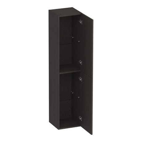 BRAUER Trust hoge kast 160 excl. opbouwgrepen met 2 deuren links- of rechtsdraaiend Timber Anthracite HK-TR160TA