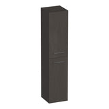 BRAUER Trust hoge kast 160 excl. opbouwgrepen met 2 deuren links- of rechtsdraaiend Timber Anthracite HK-TR160TA