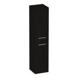 BRAUER Trust hoge kast 160 excl. opbouwgrepen met 2 deuren links- of rechtsdraaiend Timber Black HK-TR160TB