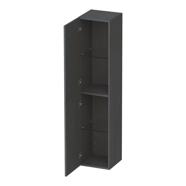 BRAUER Trust hoge kast 160 excl. opbouwgrepen met 2 deuren links- of rechtsdraaiend Timber Grey HK-TR160TG