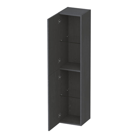 BRAUER Trust hoge kast 160 excl. opbouwgrepen met 2 deuren links- of rechtsdraaiend Timber Grey HK-TR160TG
