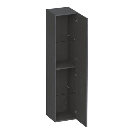 BRAUER Trust hoge kast 160 excl. opbouwgrepen met 2 deuren links- of rechtsdraaiend Timber Grey HK-TR160TG