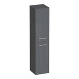 BRAUER Trust hoge kast 160 excl. opbouwgrepen met 2 deuren links- of rechtsdraaiend Timber Grey HK-TR160TG