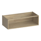 BRAUER Flourish bijkast 100 met 1 opbergvak vingerlas eiken grijs MD-FL100VEG