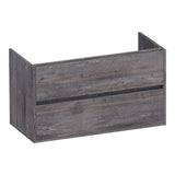 BRAUER Adore onderkast 100 met 2 softclose lades greeploos en 1 sifon uitsparing Driftwood OK-AR100DR