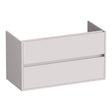 BRAUER Adore onderkast 100 met 2 softclose lades greeploos en 1 sifon uitsparing mat zand OK-AR100MS