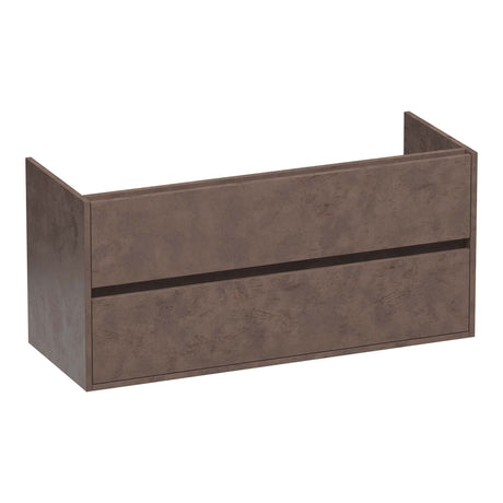 BRAUER Adore onderkast 120 met 2 softclose lades greeploos en 1 sifon uitsparing Erosion OK-AR120-1ER