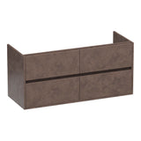 BRAUER Adore onderkast 120 met 4 softclose lades greeploos en 2 sifon uitsparingen Erosion OK-AR120-4ER
