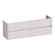 BRAUER Adore onderkast 160 met 4 softclose lades greeploos en 2 sifon uitsparingen mat zand OK-AR160MS