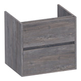 BRAUER Adore onderkast 60 met 2 softclose lades greeploos en 1 sifon uitsparing Driftwood OK-AR60DR