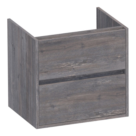 BRAUER Adore onderkast 60 met 2 softclose lades greeploos en 1 sifon uitsparing Driftwood OK-AR60DR