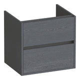 BRAUER Adore onderkast 60 met 2 softclose lades greeploos en 1 sifon uitsparing Timber Grey OK-AR60TG