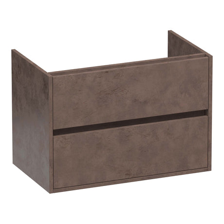 BRAUER Adore onderkast 80 met 2 softclose lades greeploos en 1 sifon uitsparing Erosion OK-AR80ER
