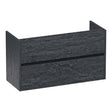 BRAUER Adore onderkast ondiep 100 met 2 softclose lades greeploos en 1 sifon uitsparing Damascus OK-ARO100DA