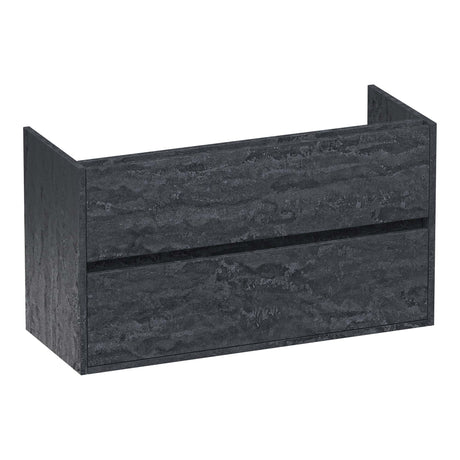 BRAUER Adore onderkast ondiep 100 met 2 softclose lades greeploos en 1 sifon uitsparing Damascus OK-ARO100DA