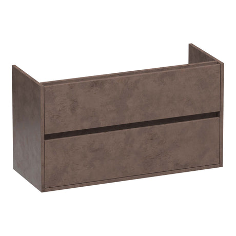 BRAUER Adore onderkast ondiep 100 met 2 softclose lades greeploos en 1 sifon uitsparing Erosion OK-ARO100ER