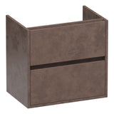 BRAUER Adore onderkast ondiep 60 met 2 softclose lades greeploos en 1 sifon uitsparing Erosion OK-ARO60ER