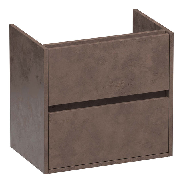 BRAUER Adore onderkast ondiep 60 met 2 softclose lades greeploos en 1 sifon uitsparing Erosion OK-ARO60ER