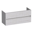 BRAUER Adore Wavy onderkast 120 met 2 softclose lades greeploos en 1 sifon uitsparing Forest Seashell OK-ARW120-1FS