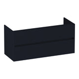 BRAUER Adore Wavy onderkast 120 met 2 softclose lades greeploos en 2 sifon uitsparingen mat zwart OK-ARW120-2MZ