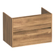 BRAUER Adore Wavy onderkast 80 met 2 softclose lades greeploos en 1 sifon uitsparing Honey OK-ARW80HO