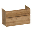 BRAUER Delight onderkast 100 met 2 softclose lades greeploos en 1 sifon uitsparing Chateau OK-DL100CH