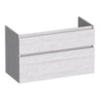 BRAUER Delight onderkast 100 met 2 softclose lades greeploos en 1 sifon uitsparing Forest Seashell OK-DL100FS