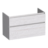 BRAUER Delight onderkast 100 met 2 softclose lades greeploos en 1 sifon uitsparing Forest Seashell OK-DL100FS
