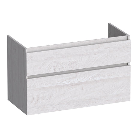 BRAUER Delight onderkast 100 met 2 softclose lades greeploos en 1 sifon uitsparing Forest Seashell OK-DL100FS